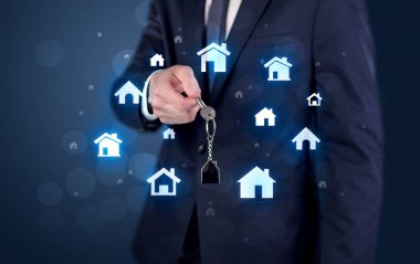 Evlerin tuşu tutmakta işadamı