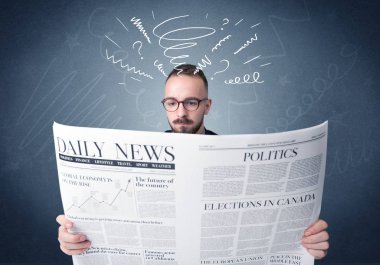 işadamı okuma gazete