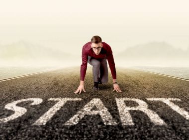 Start çizgisinde, işadamı