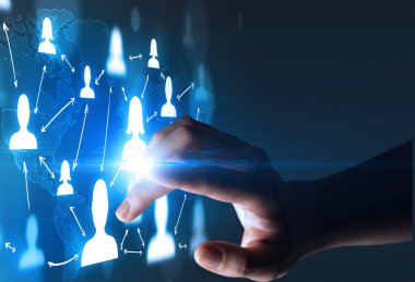 Arabirim dokunmadan parmak