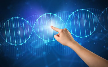 DNA molekülünün dokunmadan el