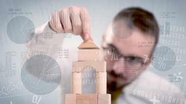 Bir kule inşa işadamı