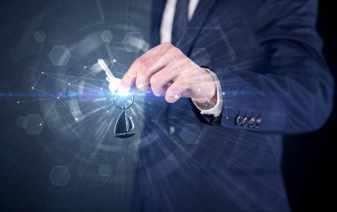 Tuşları ile bağlantı kavramı holding adam