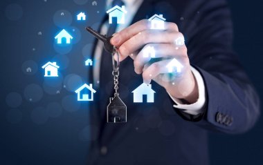 Evlerin tuşu tutmakta işadamı