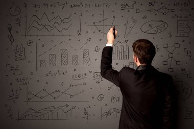 iş planı ile işadamı