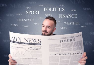 işadamı okuma gazete