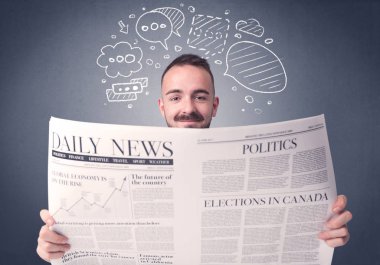 işadamı okuma gazete