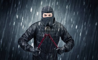 Ev kamera eylem tarafından hırsız yakalandı.