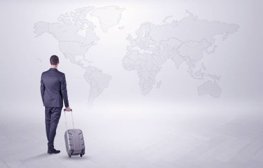 Dünyanın her yerinde onun gezisi işadamı