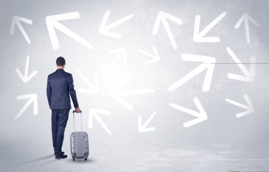 Tatsız oklarla bırakarak işadamı