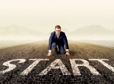 Start çizgisinde, işadamı