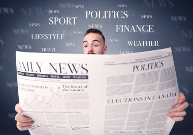 işadamı okuma gazete