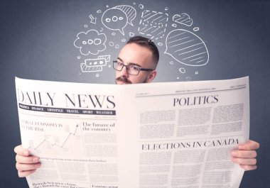 işadamı okuma gazete