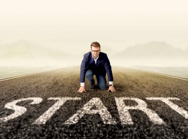 Start çizgisinde, işadamı