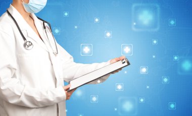 kadın doktor ile not etmek