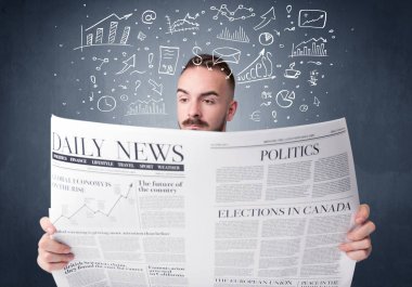 işadamı okuma gazete