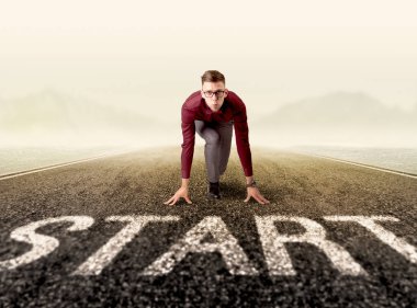 Start çizgisinde, işadamı