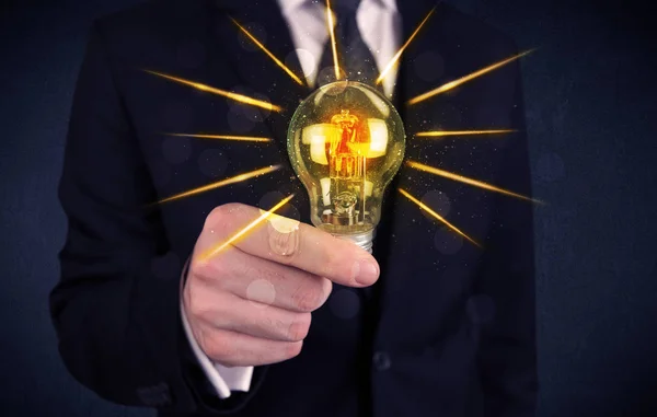 Houder van een elektrische lamp van de Business — Stockfoto