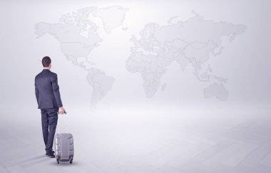 Dünyanın her yerinde onun gezisi işadamı