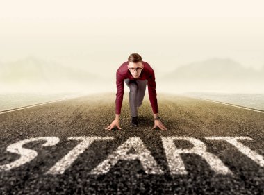 Start çizgisinde, işadamı