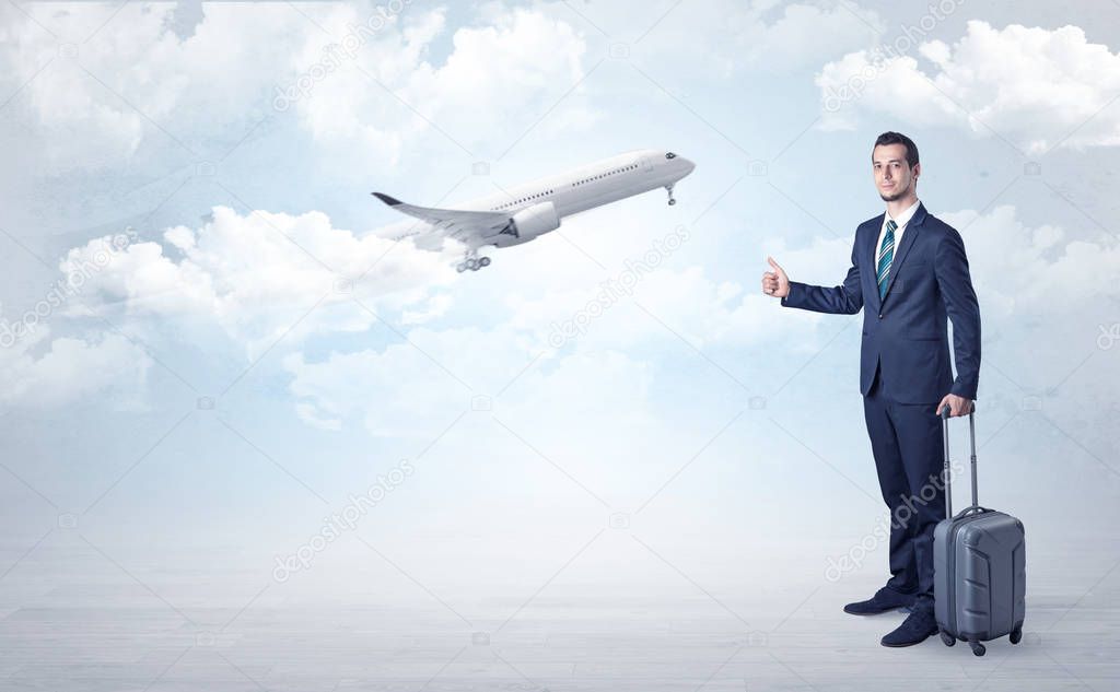 Agent hitchhiking with departing plane concept