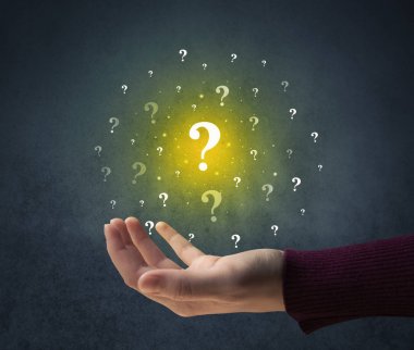 El tutma soru işaretleri