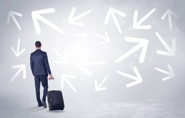 Tatsız oklarla bırakarak işadamı