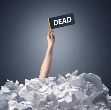 El tutma siyah işaret