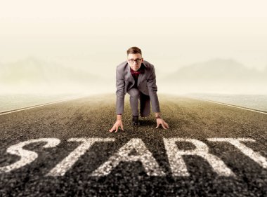 Start çizgisinde, işadamı
