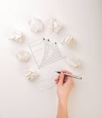 El buruşuk kağıt yazma