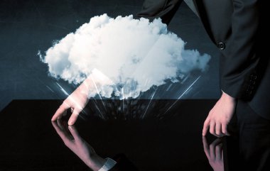 Etkileşimli tablo dokunmadan eller