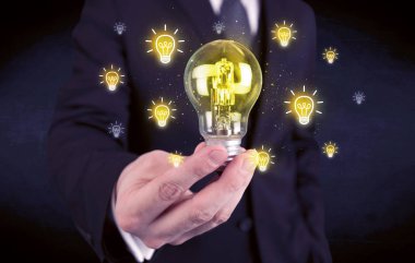 işadamı bir parlak fikir kavram vardır