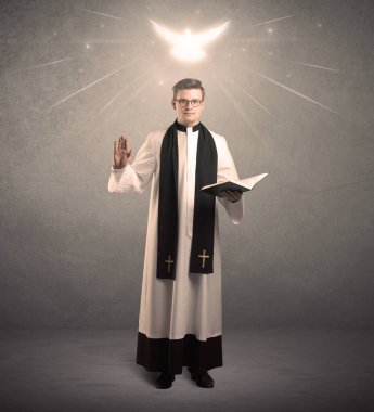 onun nimet veren genç rahip