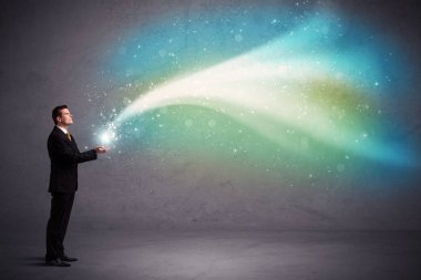 İşadamı holding ışık