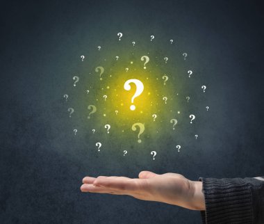 El tutma soru işaretleri