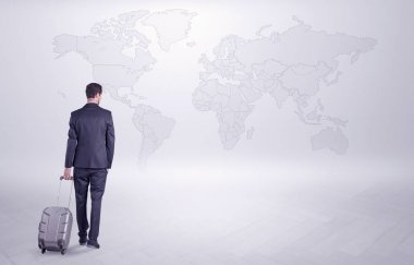 Dünyanın her yerinde onun gezisi işadamı