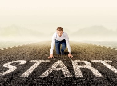 Start çizgisinde, işadamı
