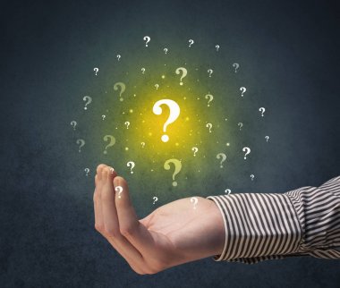 El tutma soru işaretleri