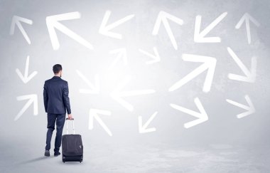 Tatsız oklarla bırakarak işadamı