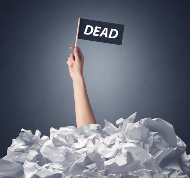 El tutma siyah işaret