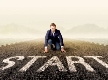Start çizgisinde, işadamı