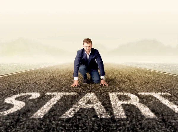 Start çizgisinde, işadamı
