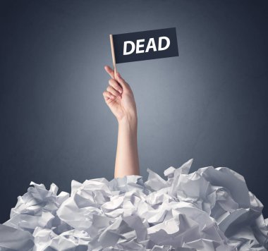 El tutma siyah işaret