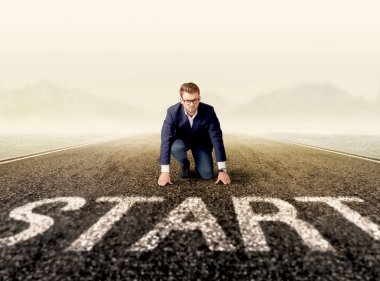 Start çizgisinde, işadamı