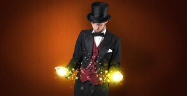 Süper güç elinde tutan illüzyonist