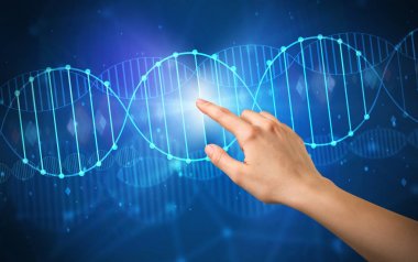 DNA molekülünün dokunmadan el