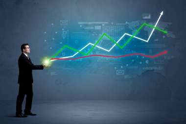 Hisse senedi piyasasında holding iş adamı