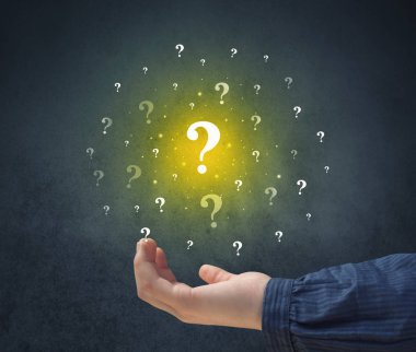 El tutma soru işaretleri