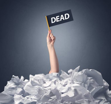 El tutma siyah işaret