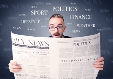 işadamı okuma gazete